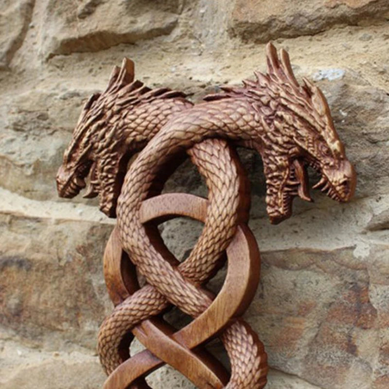 Harz-Drachenstatuen, Drachenfiguren, Kunst-Gartendekoration, Fantasie-Tierskulpturen, Ornamente für Terrasse, Vorgarten und Gartendekor