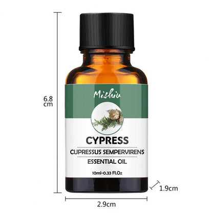 Natürliche Pflanzen Ätherisches Öl Orange Pfefferminze Eukalyptus Zypresse Kiefernnadeln Mandarine Fenchel Duftöl für die Aromatherapie