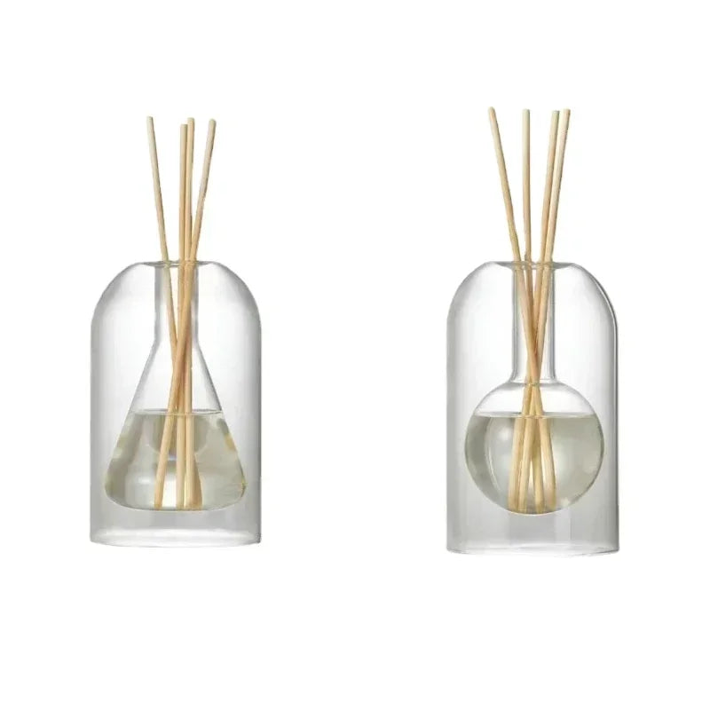 Aufbewahrungsbehälter Diffuser-Flaschen – Aromatherapie-Diffuser-Flasche, modernes einfaches Design, Glasflasche, ätherische Öl-Organizer