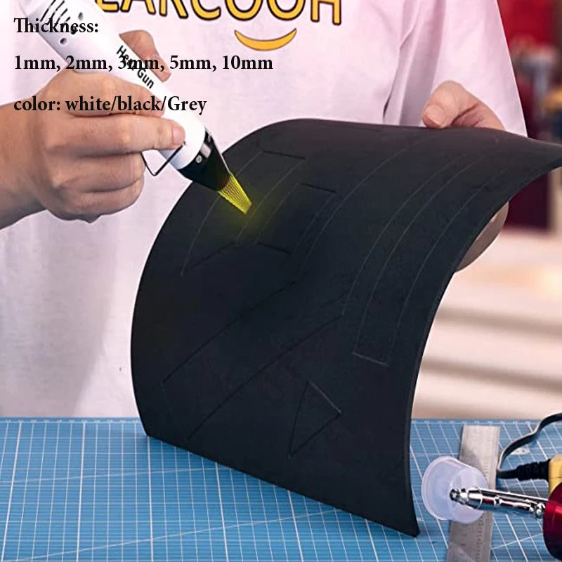 Neue 1pcs Dicke 1/2/3/5/10mm Eva Schaumblätter klangabsorbierende Geräusche Spone Foam Craft Eva Blätter handgefertigtes Modell zur Herstellung von Material