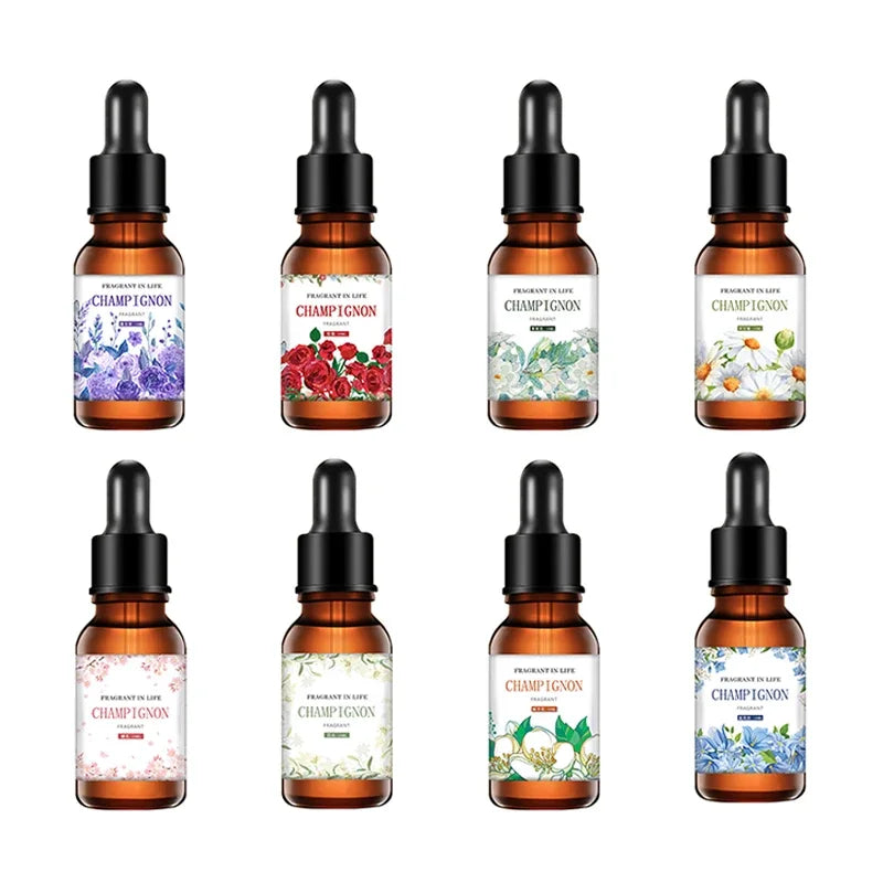 10ML Rose Lavendel Reine ätherische Öle Eukalyptus Zitrone Jasmin Minze Sandelholz Flieder Teebaum Aromatherapie Stress abbauen