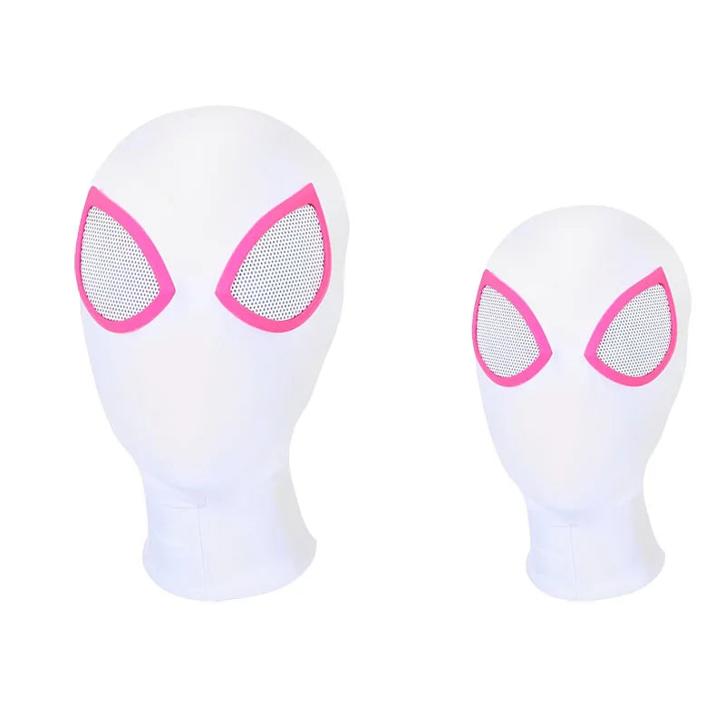 Gwen Stacy 3D Maske für Kinder und Erwachsene, Superheld, Iron Man, Cosplay, Miles Morales, Spiderman, Halloween Kostüm Requisiten Kopfteil