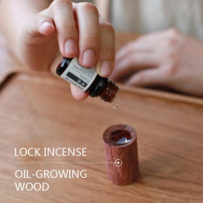 Holz Ätherisches Öl Aromatherapie Diffusor Holz Diffusor Flüchtige Erfrischende Schlafhilfe Yoga Zubehör Haushaltsdekoration