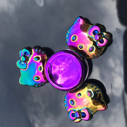 Regenbogen-Fidget-Metal-Spinner-colorful-Finger-Spinners-High-Speed-Hand-Spinners-Fidget-Toys-for-Stress-Angst-Linderung-für-Erwachsene