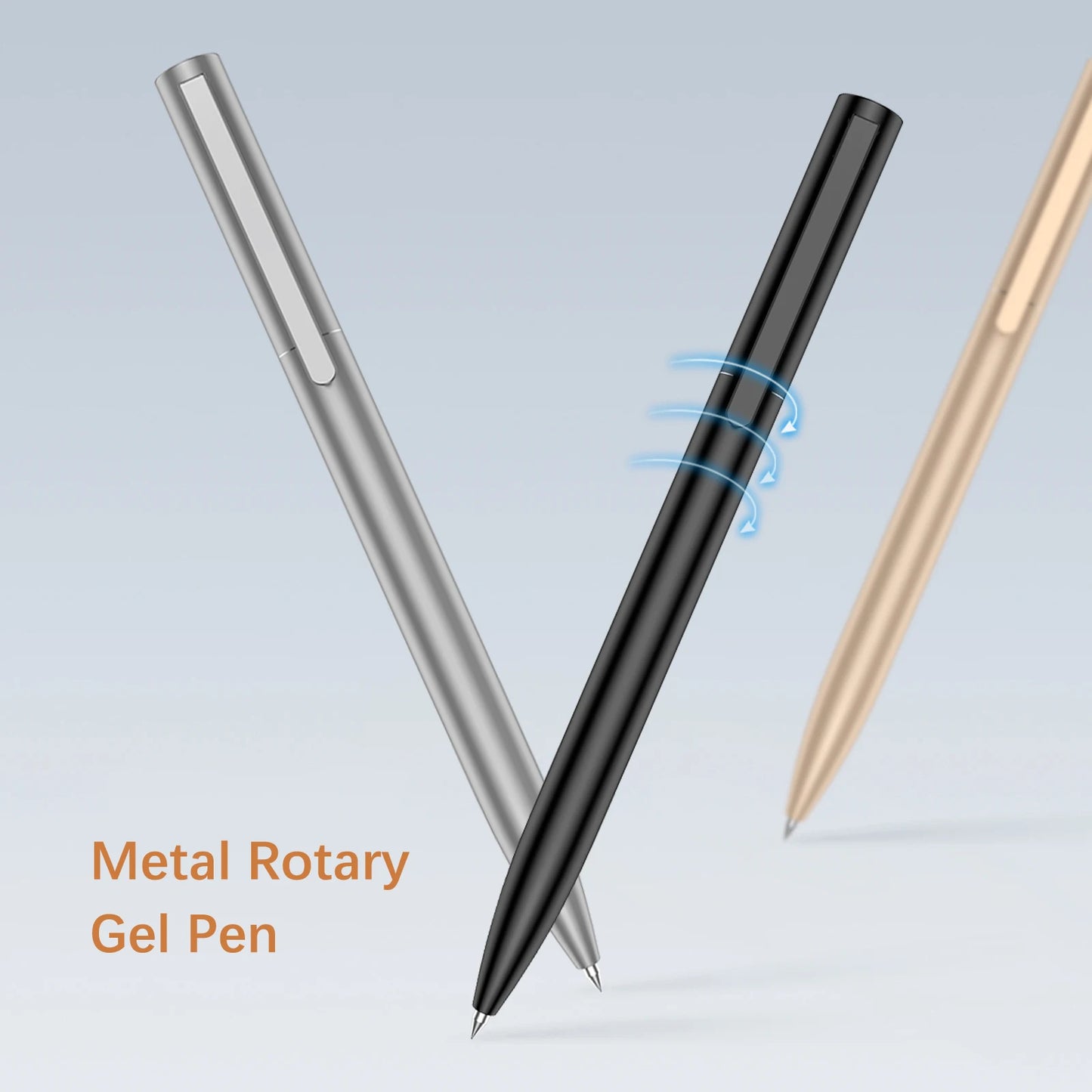 Bunki Metallschild Stiftkugel signieren Stift 0,5 mm Gel vor Vorscheibe Smooth Switzerland Refill Black Ink Office School Schreibstift