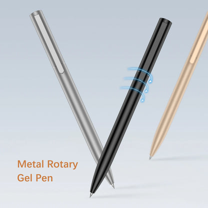 Bunki Metallschild Stiftkugel signieren Stift 0,5 mm Gel vor Vorscheibe Smooth Switzerland Refill Black Ink Office School Schreibstift