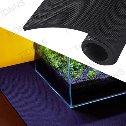 Aquarium Mat Aquarium Anti-Rutsch Pad Stoßdämpfend Verdickte Schwarze Matte Schildkrötenaquarium Landschaftsbau Umweltisolierung