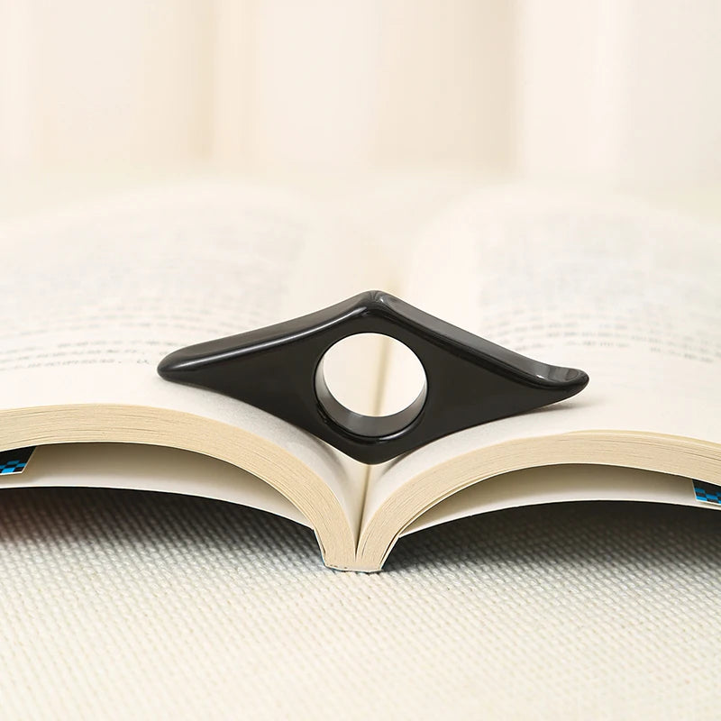 Mode Bequem Langlebig Kreativ Daumen Buch Unterstützung Buch Seitenhalter Lesezeichen Schule Bürobedarf Für Bibliothek Buchliebhaber