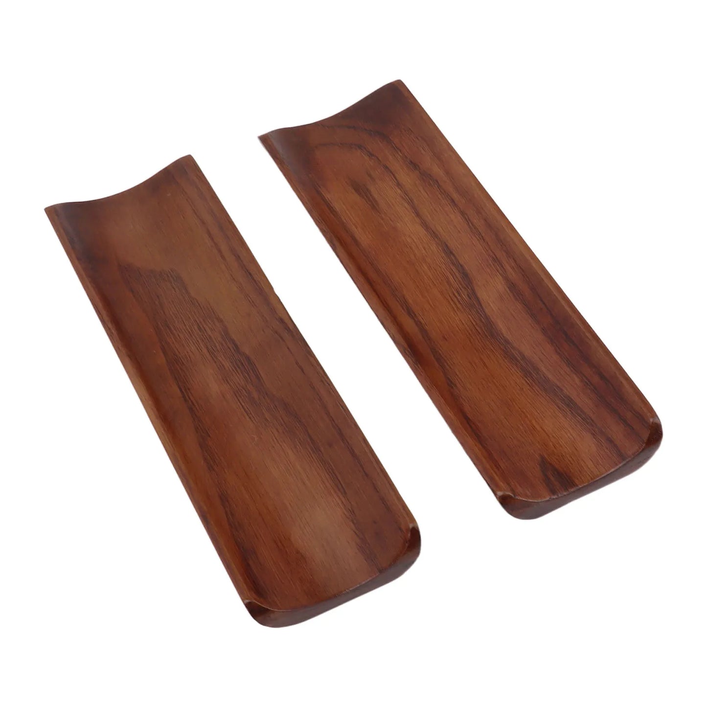 2 STÜCKE Sushi Teller Lange Rechteck Teller Holz Japanische Art 7,2 x 2,1 Zoll Servierplatte für Cracker Party Home Sushi Gericht