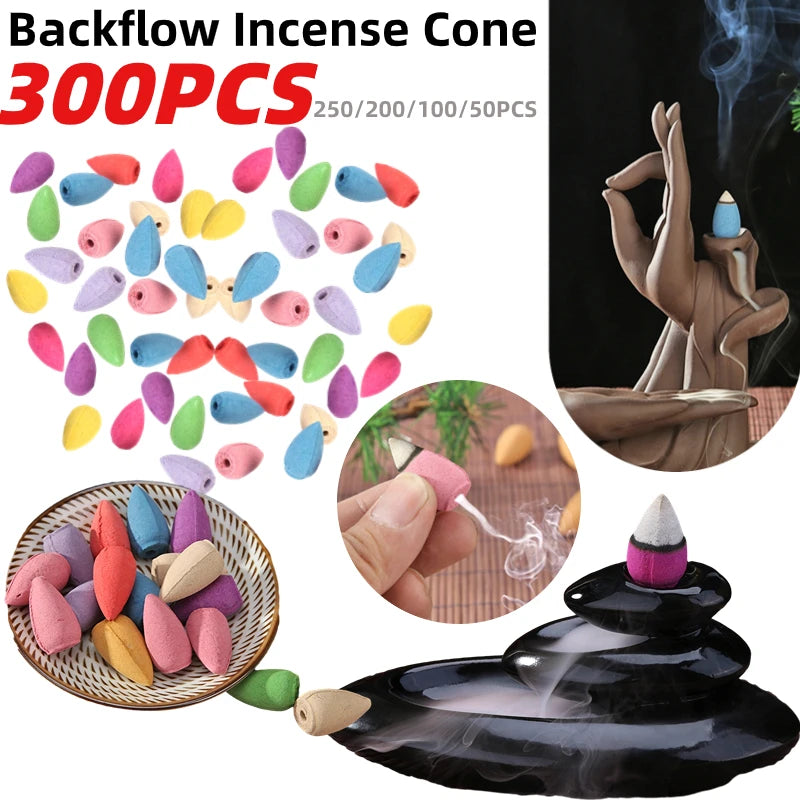 Natürlicher Weihrauch Gemischter Wasserfall Rauch Rückfluss Kegelbrenner Weihrauch Duftend Reflux Aromatherapie Teestube Yoga Raum Meditation