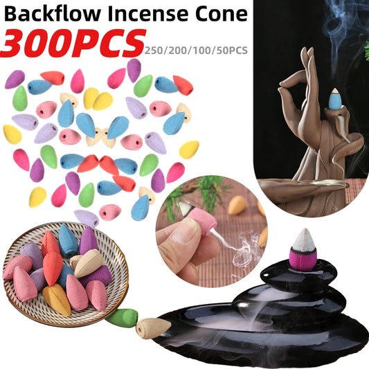 Natürlicher Weihrauch Gemischter Wasserfall Rauch Rückfluss Kegelbrenner Weihrauch Duftend Reflux Aromatherapie Teestube Yoga Raum Meditation