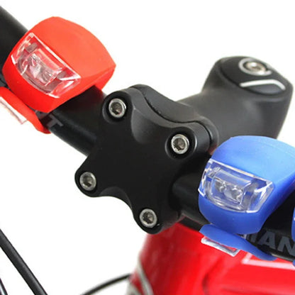 Mini Wasserdichtes Silikon Mountainbike Licht Radfahren Käfer Warnleuchten Vorne Hinten Rückleuchte LED Sicheres Fahrradzubehör