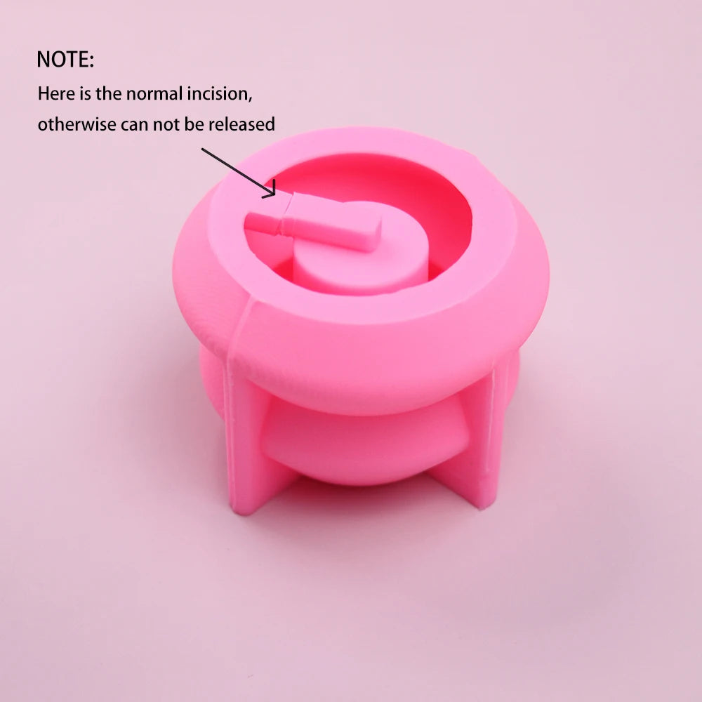 Silikonformzement Betonlampenhalter Schimmel einfache Hausform Schimmel Kiesegelformen für Gipslampenhalter Europäischer Stil