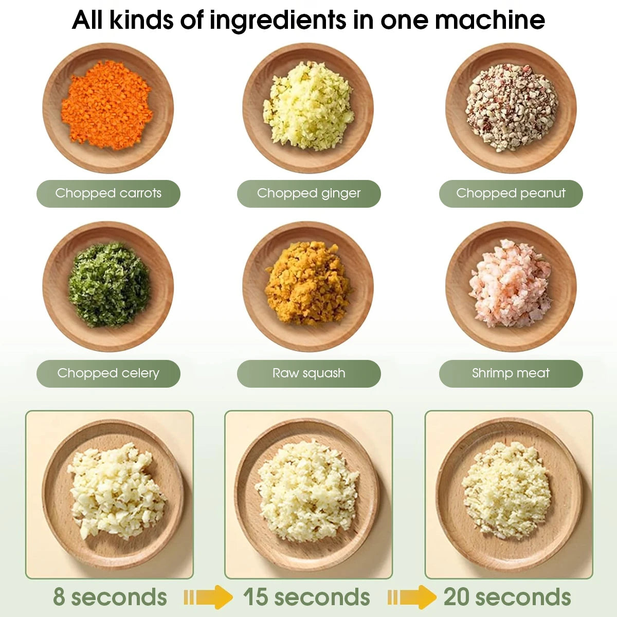 2 in 1 Elektrisches Gemüseschneider-Set Handheld Wireless Elektrischer Knoblauchstampfer Lebensmittelhacker Fleischwolf Maschine Lebensmittelschälscheibe