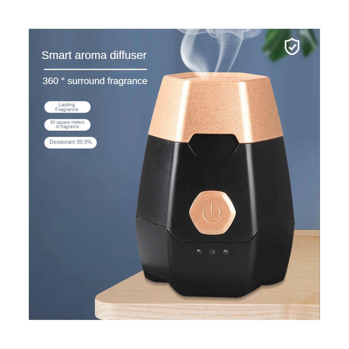 USB -Weihrauchbrenner Araber Brenner Elektronische Bakhoor Diffusor tragbare muslimische Erennenhalter Home Decoration Schwarz