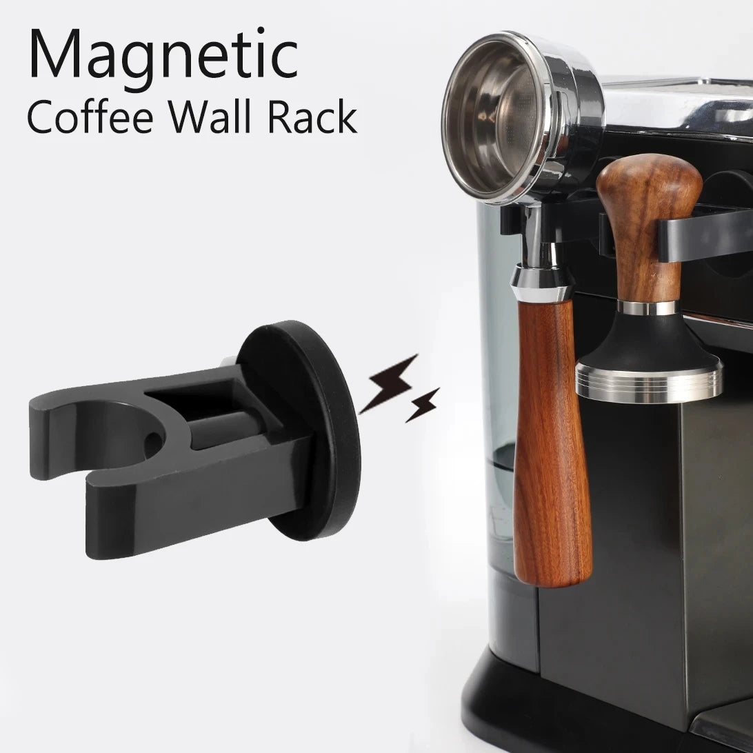 Kaffee -Portafilter -Wandregal Magnetischer Espresso Kaffeefilterhalter 51 mm/53 mm/58 mm Manipulationswandkaffee -Kaffeewerkzeuge