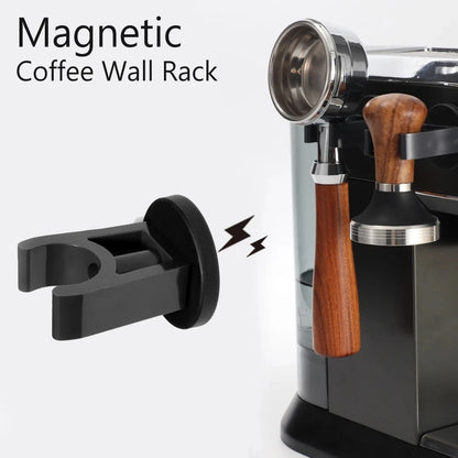 Kaffee -Portafilter -Wandregal Magnetischer Espresso Kaffeefilterhalter 51 mm/53 mm/58 mm Manipulationswandkaffee -Kaffeewerkzeuge