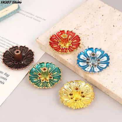 1pcs lotus leges räschen burner stickhalter home buddhismus linie räuchisch platte sandelholz tempel basis tempel zarte Wohnkultur