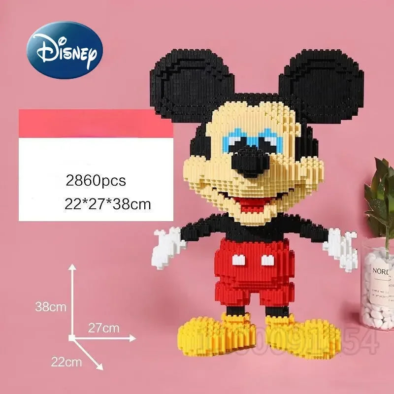 Disney-Mickeys-2024-neues-Baustein-Spielzeug-38cm-Puzzle-zusammengebautes-Baustein-Spielzeug-diy-cartoon-3D-Modell-Kinder-Puzzle-Spielzeug
