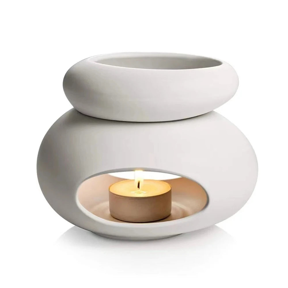 2In1 Kerze Ätherische Öle Brenner Große Kapazität Getrennt Aromatherapie Öl Lampe Kerzenständer Duft Brenner Zuhause Hochzeit Spa