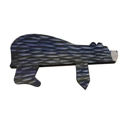 Holzbär Türaufsatz, Türskulptur, Kreative Statue für die Ecke, Heimkunst Wanddekor, Harzfigur, Ornament, Stolzdekoration