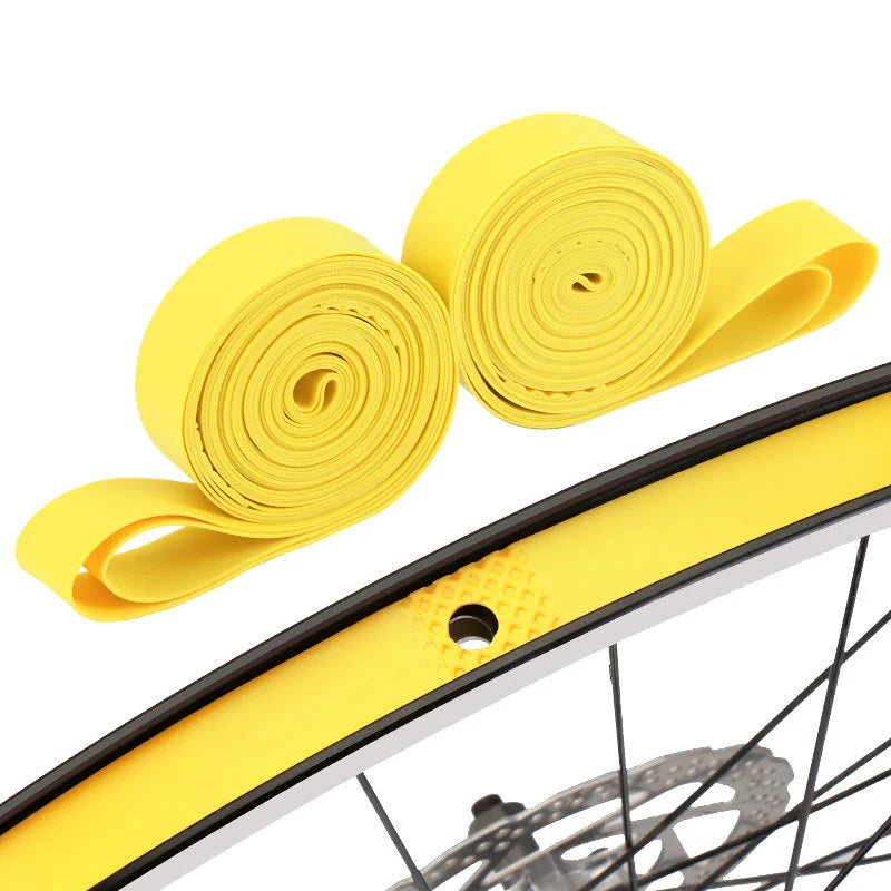 2Pcs Fahrrad Schlauch Anti-Pannen-Reifenpad PVC-Reifenliner-Schutz für 700C 26 27,5 29 Zoll MTB Reverse Sticker Reifenbeläge