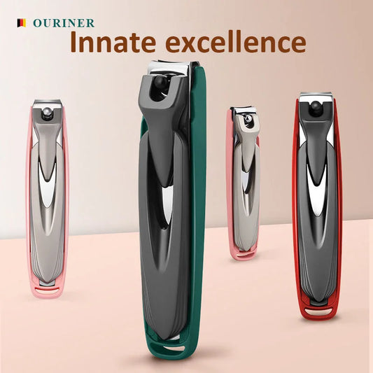 Bunte Nagelschneider Anti-Splash-Nagelschneider abtrennbares Design Fingernagel Clippers Edelstahl Maniküre Nagelwerkzeug