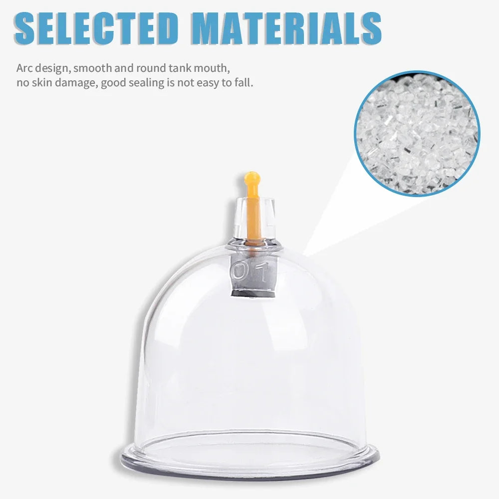 32-teiliges Set professioneller Vakuum-Akupunktur-Saugmassage-Therapiedosen, Vakuum-Saugmassage zur Pflege gegen Cellulite