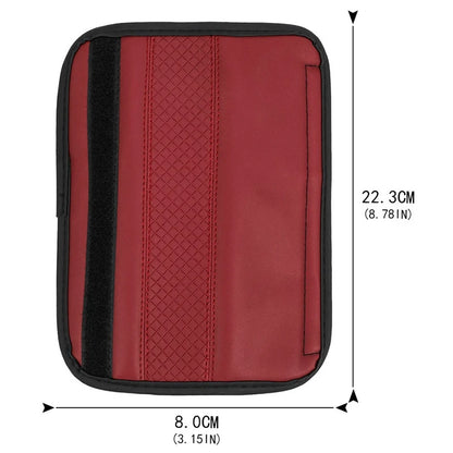 1pcs Auto universelles weiches bequemes PU -Lederschwamm Sicherheitsgurtabdeckungen 23*6,5 cm für Kinderschultersicherheitsschutzpolster