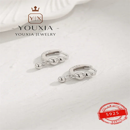 Western-Style-Silver-Color-Premium-Serie-Ohrringe-Luxus-Mode-Paar-Geschenk-funkelnder-personalisierter-Schmuck-Ohrringe-für-Frauen