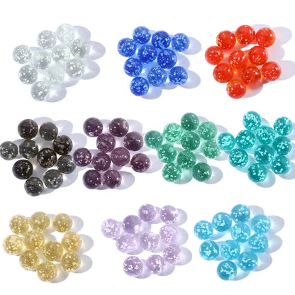 10pcs 12mm Leuchtende Glaskugeln Creme Konsole Spiel Flipper Maschine Rinder Kleine Murmeln Pat Spielzeug Eltern-Kind Maschine Perlen