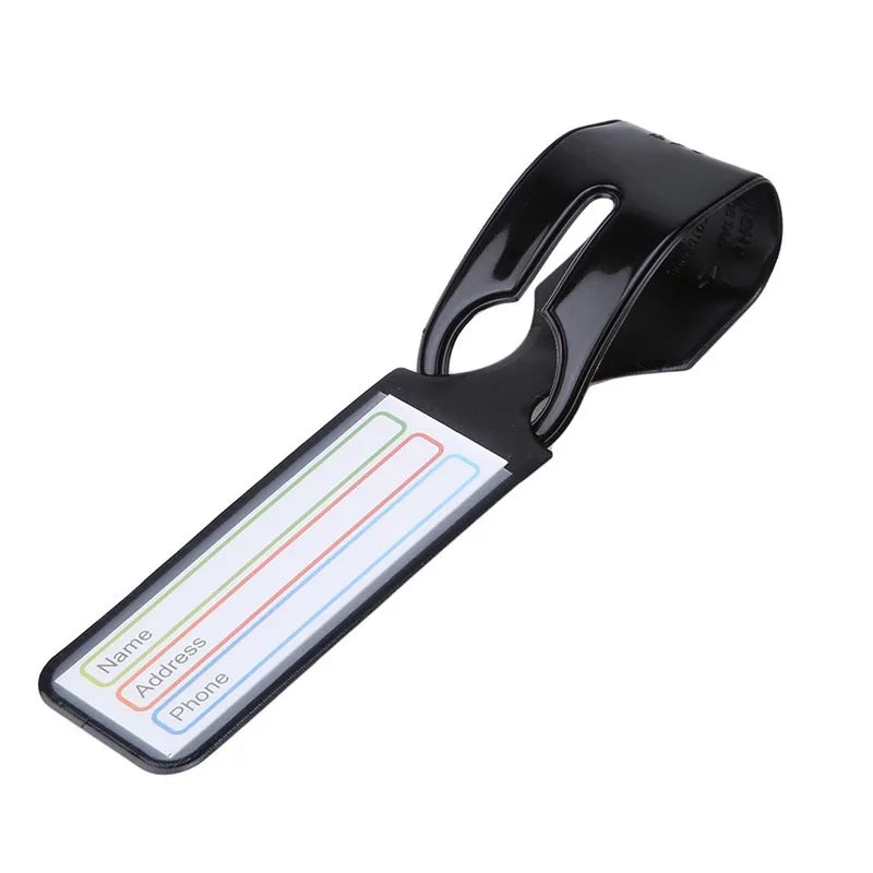 Reisegepäckanhänger – Koffer-ID-Tag, Gepäckanhänger-Halter, Buchstaben-Bordkartenanhänger, tragbare Label, kreative Accessoires