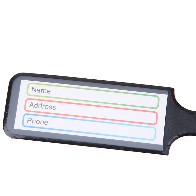 Reisegepäckanhänger – Koffer-ID-Tag, Gepäckanhänger-Halter, Buchstaben-Bordkartenanhänger, tragbare Label, kreative Accessoires