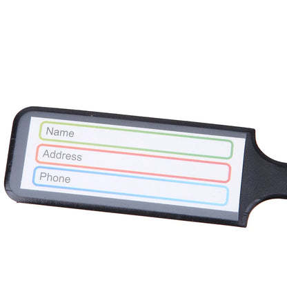 Reisegepäckanhänger – Koffer-ID-Tag, Gepäckanhänger-Halter, Buchstaben-Bordkartenanhänger, tragbare Label, kreative Accessoires