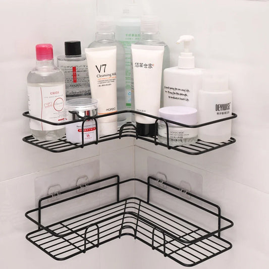 Wandregal Küche Organizer Regale Badezimmer Regal Ecke Eisen Dusche Caddy Aufbewahrungsregal Shampoo Halter Badzubehör