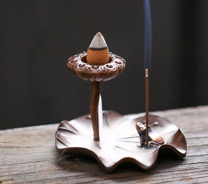 Y 10/20/50 Stück natürliche indische Kegel-Räucherstäbchen, Rose, Wasserfall, Reflux-Turm-Räucherstäbchen für Rückflussbrenner, Heim-Teestube, Hotelduft