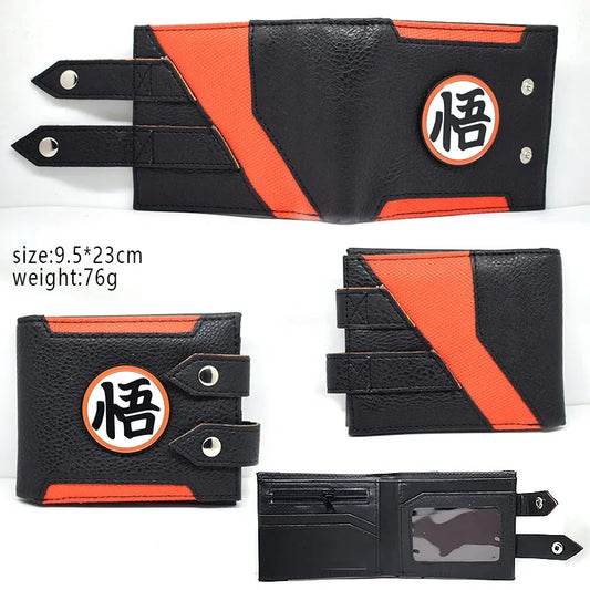 Neue Dragon Ball Mode Anime Figuren Geldbörse – Son Goku Cartoon-Geldbörsen, Münztaschen, Handtaschen, lässige Kartenetuis, Geburtstagsgeschenk für Fans