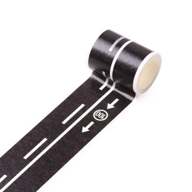 5m Eisenbahn Straße Gleis Szene Band Breit Kreativ Verkehr Straße Klebeband Maskierung Papier Klebeband DIY Design Aufkleber Kinder Spielzeug Auto Spielen