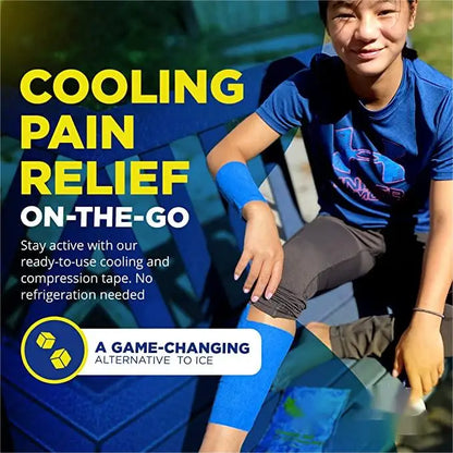 Ice Bandage Instant Cooling Ice Tape Muskelregeneration Kühl- und Kompressionsband für Sportler und Erwachsene