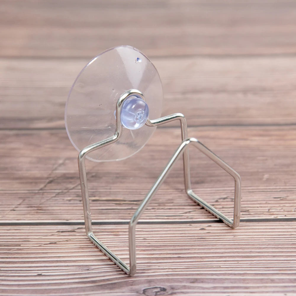 Tragbarer Saugnapf Edelstahl Abflussgestell Reinigungstuch Regal Geschirr Abtropffläche Schwammhalter Spülbecken Gestell Küchenzubehör