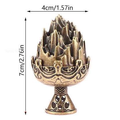 Legierung Mini Boshan Räucherstäbchen Brenner Chinesisch Alt Zuhause Innendekoration Sandelholz Stick Cense Halter Schreibtisch Ornamente