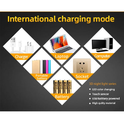 Super Mario Bros LED Kleines Nachtlicht Ziegel Nachtlicht USB Aufladung Schreibtisch Lampe Licht für Kinder Geburtstag Weihnachtsgeschenke