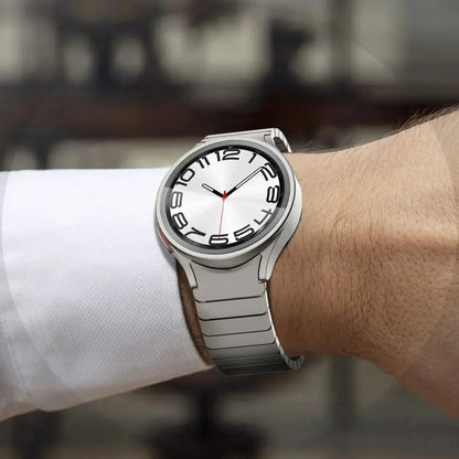 Magnetisches Titanium-Farbarmband für Samsung Galaxy Watch 4/5 – 40mm, 44mm, 43mm, 47mm, 42mm, 46mm, Luxusarmband für Classic 5 Pro