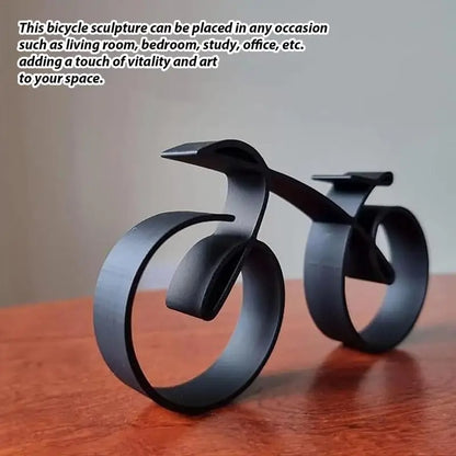 Minimalistische Fahrrad-Skulptur, Stilvolle Kunst im Drahtrahmen-Stil, Fahrradstatue, Tischdekoration für Heim und Büro, Kreatives Kunsthandwerk, Geschenk