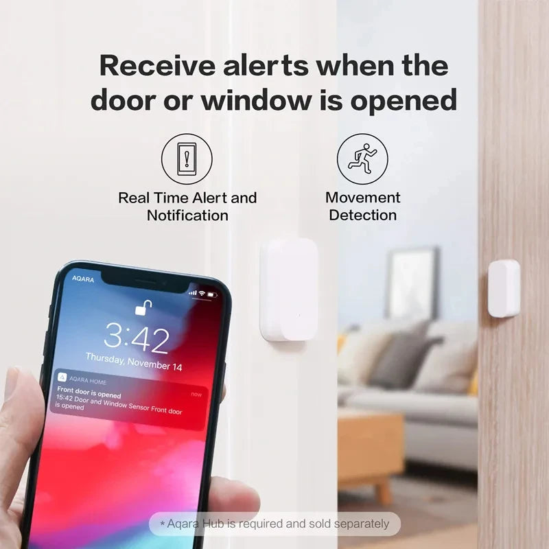 Global Version Original Aqara Door Window Sensor Zigbee Wireless Connection For Xiaomi door sensor Work With Mi Home Homekit APP