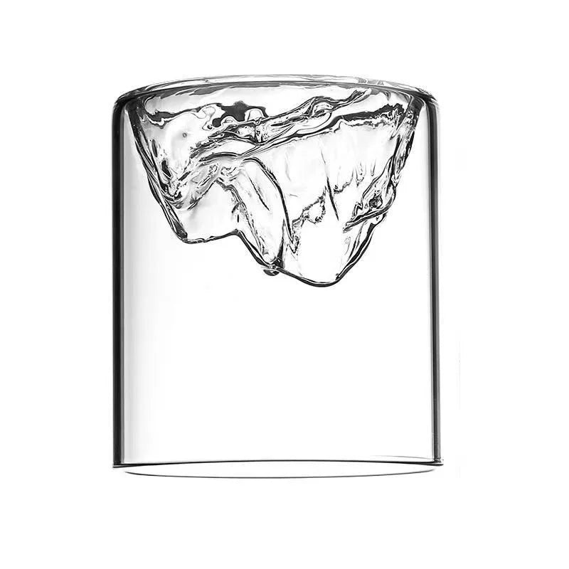 Kreative Bergförmige Moos Glasflasche Moosvase Hydrokultur Fleischige Mikro Landschaft Glas Terrarium Bonsai Wohnkultur