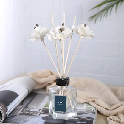 Blumenförmige Duftstäbchen zur Diffusion ohne Feuer – Ersatzsticks für Diffusoren, geeignet für Heim- und Badezimmerdekor