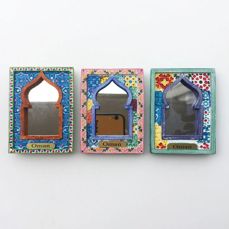 Asien Oman Touristen Souvenir Magnetischer Aufkleber Kühlschrank Magnetischer Kühlschrank Dekorationsartikel Kunsthandwerk Geschenke