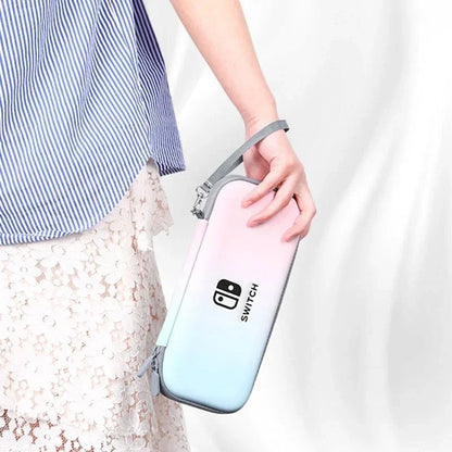 Gradient Color Design Schutzhülle für Nintendo Switch Aufbewahrungstasche Tragbare Reisehandtasche Spielzubehör