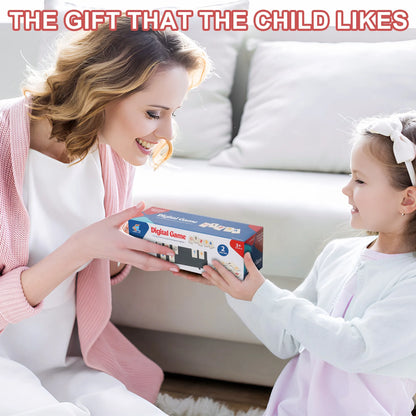 Klassische Familie Brettspiele Mini Rommé Fliese mit Regalen Spaß Mathe Puzzle Spiel Set Reiseversion in Geschenktüte